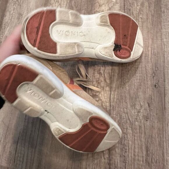 Vionic Shoes Womens Vortex Jolisa Lace Up Knit Athletic Sneakers Semolina Size 6 - Picture 5 of 9